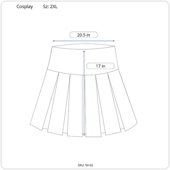 Elibelle Japanese Sailor School Uniform Cosplay Dress with Socks Set Sz‎ 2XL - Picture 16 of 16